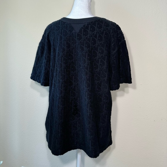 DIOR Oblique Relaxed Fit T-Shirt Black S - Picture 4 of 11